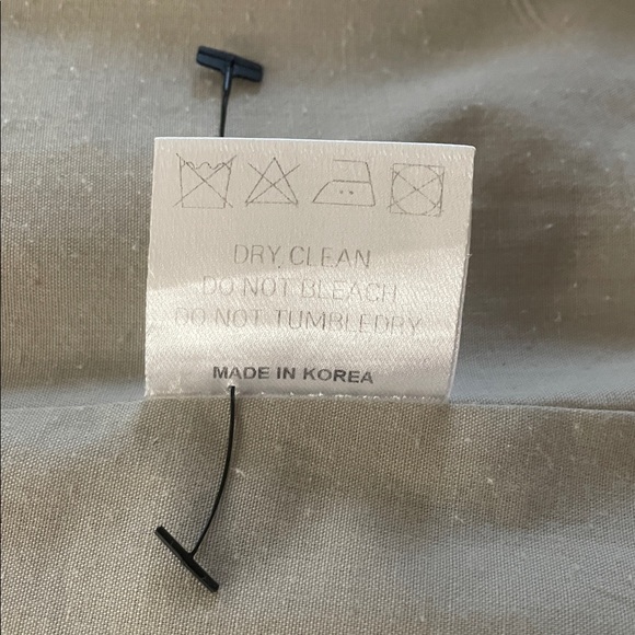 Frankie Shop Beige Hooded Button Front Oversized Parka - Picture 14 of 16